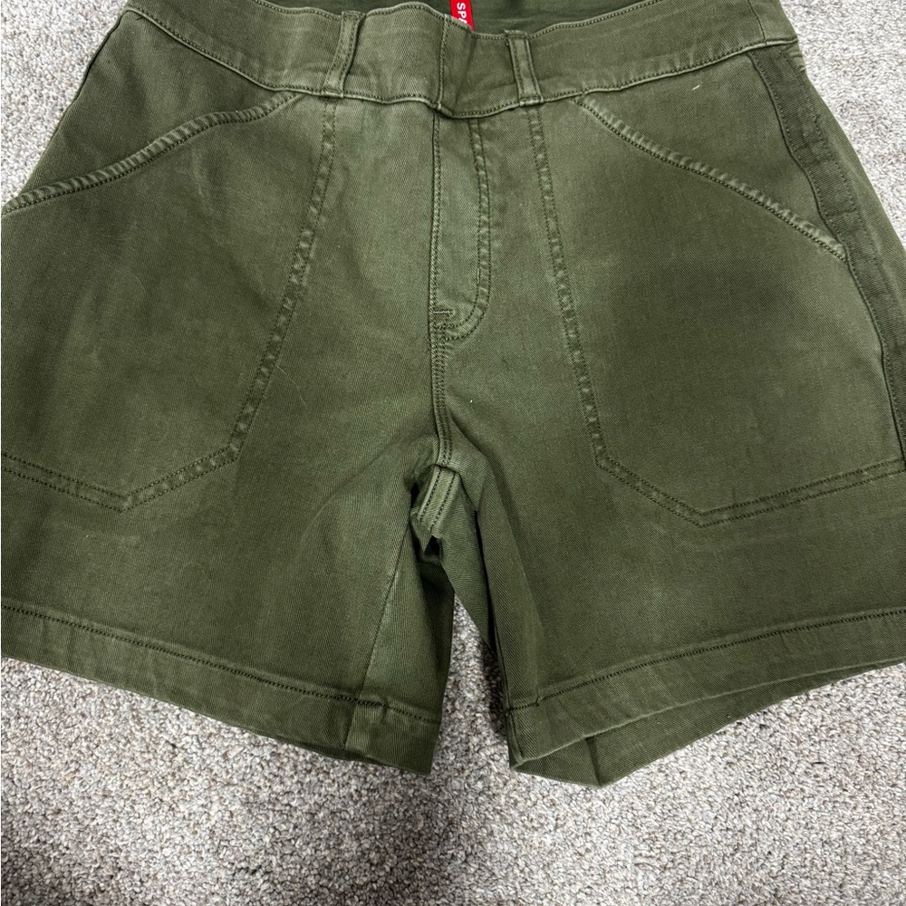 Olive Green Spanx Women's Shorts